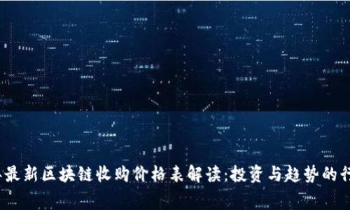 2023年最新区块链收购价格表解读：投资与趋势的行业内幕