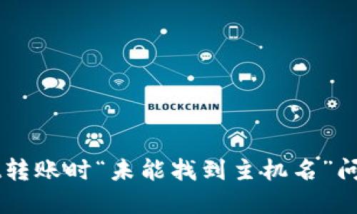 解决TPWallet转账时“未能找到主机名”问题的详细指南